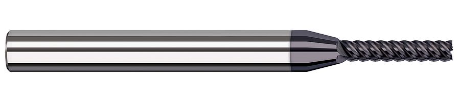 Picture of Harvey Tool 24408-C6 .125 D HI-Helix MA FINISHER, 4x LOC Nano End Mill Standard Flute Standard Helix Carbide AlTiN Single End Square Sharp
